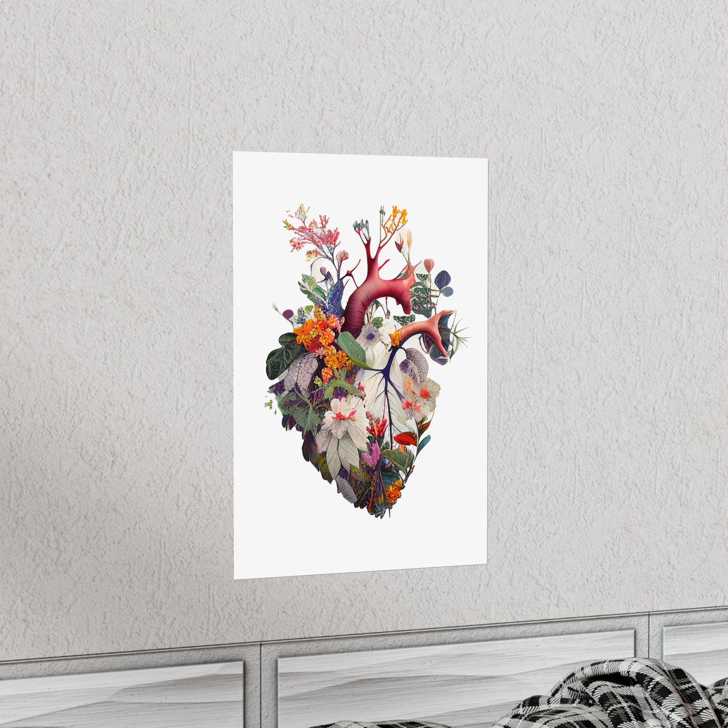 Floral Heart - Premium Matte Print