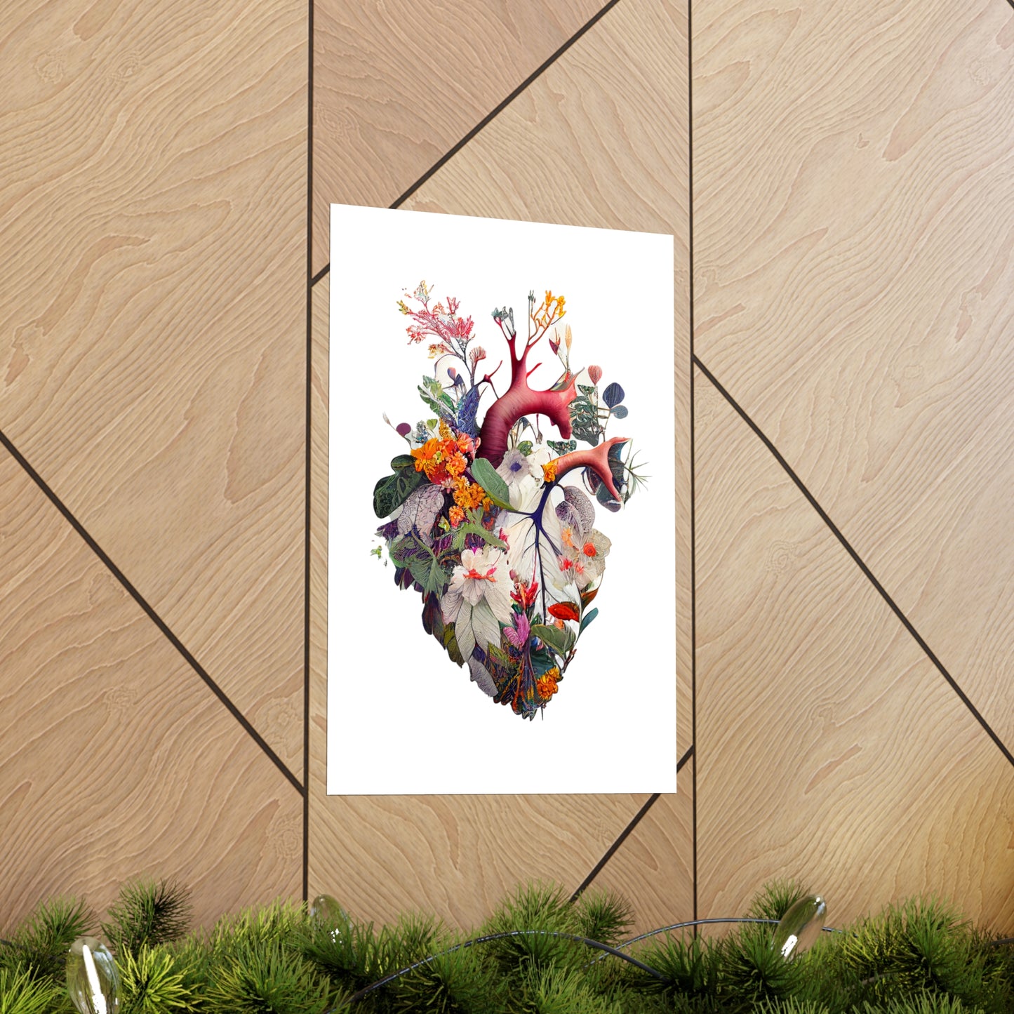 Floral Heart - Premium Matte Print