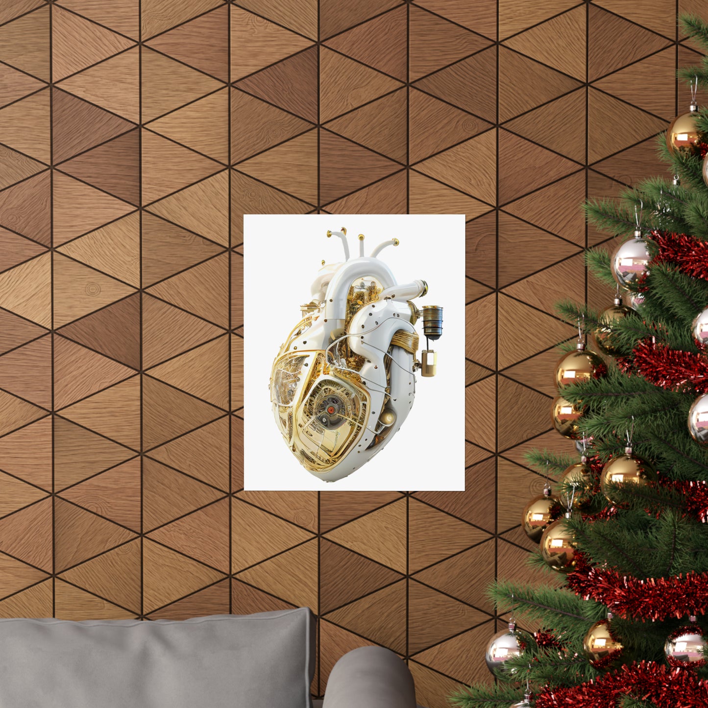 Bio Mechanical Heart - Premium Matte Poster