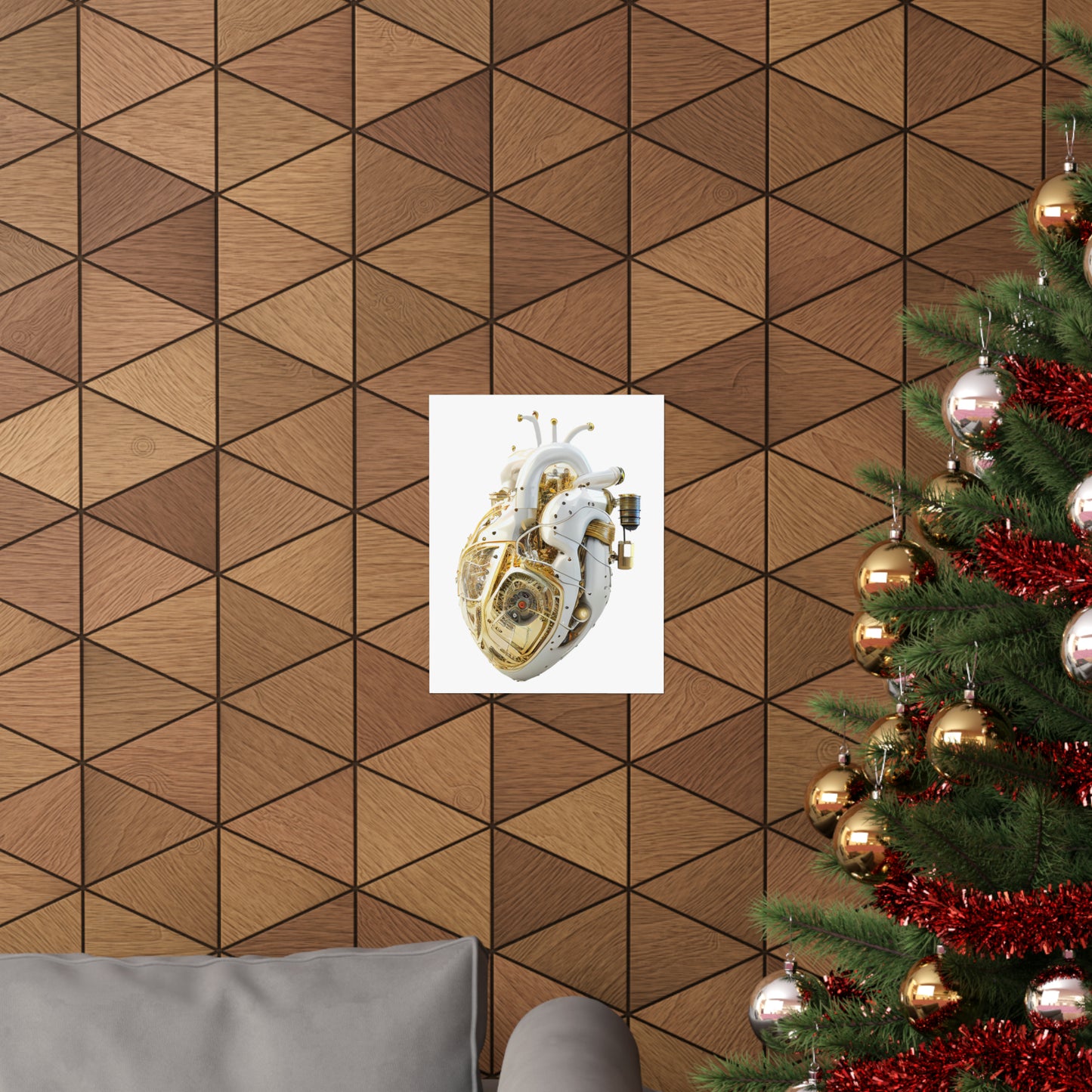 Bio Mechanical Heart - Premium Matte Poster