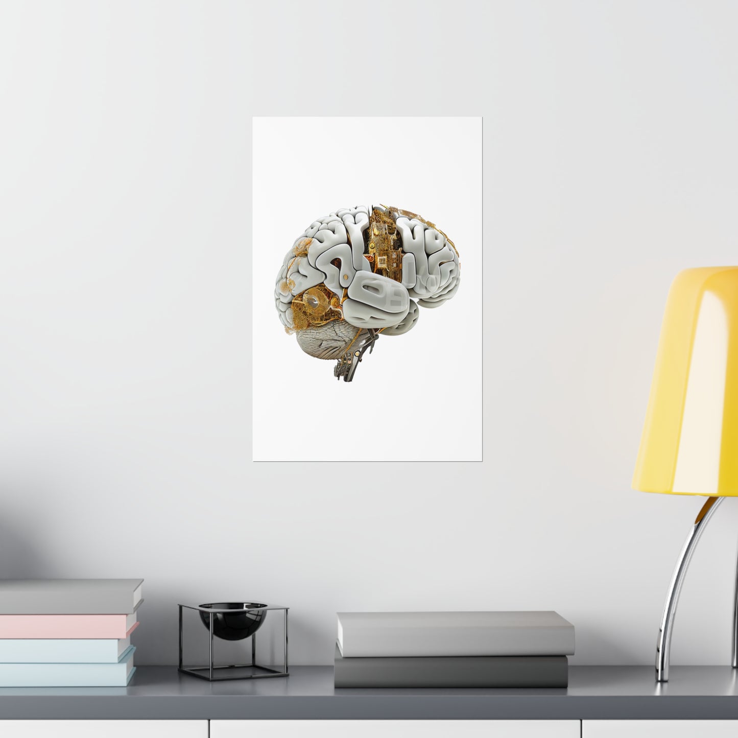 Bio Mechanical Brain - Premium Matte Print