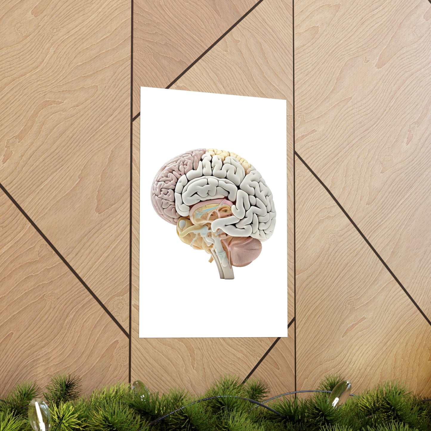Engineering Plans Brain - Premium Matte Print