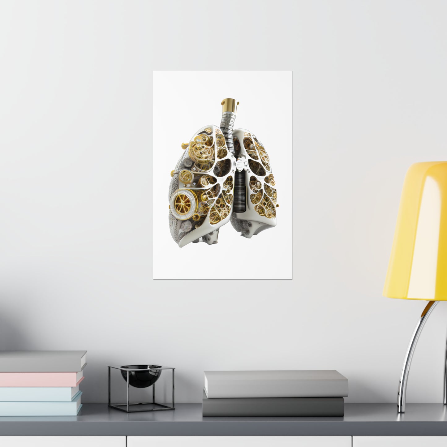 Bio Mechanical Lungs - Premium Matte Print