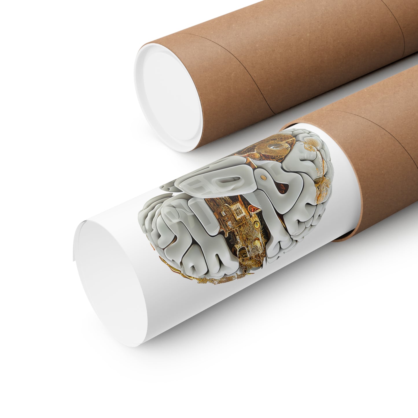 Bio Mechanical Brain - Premium Matte Print