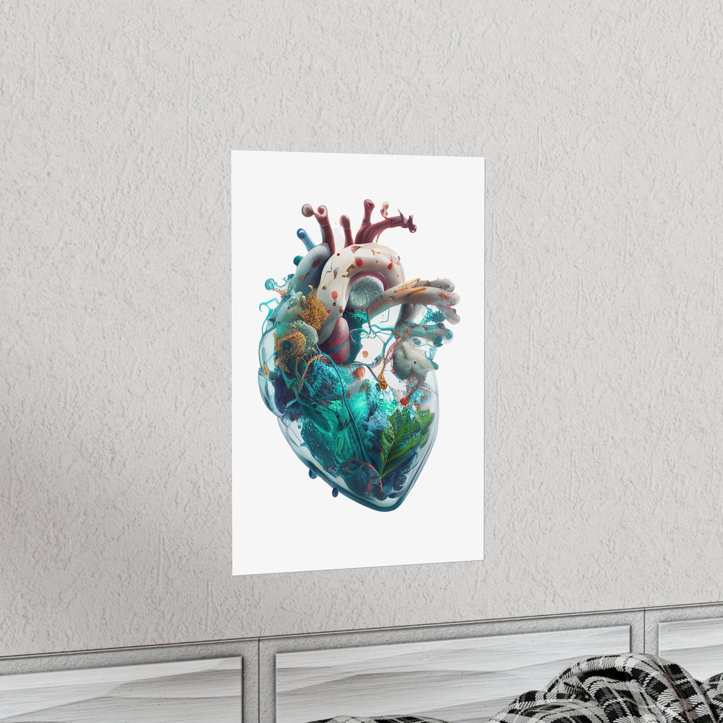 Aquatic Materials Heart - Premium Matte Print