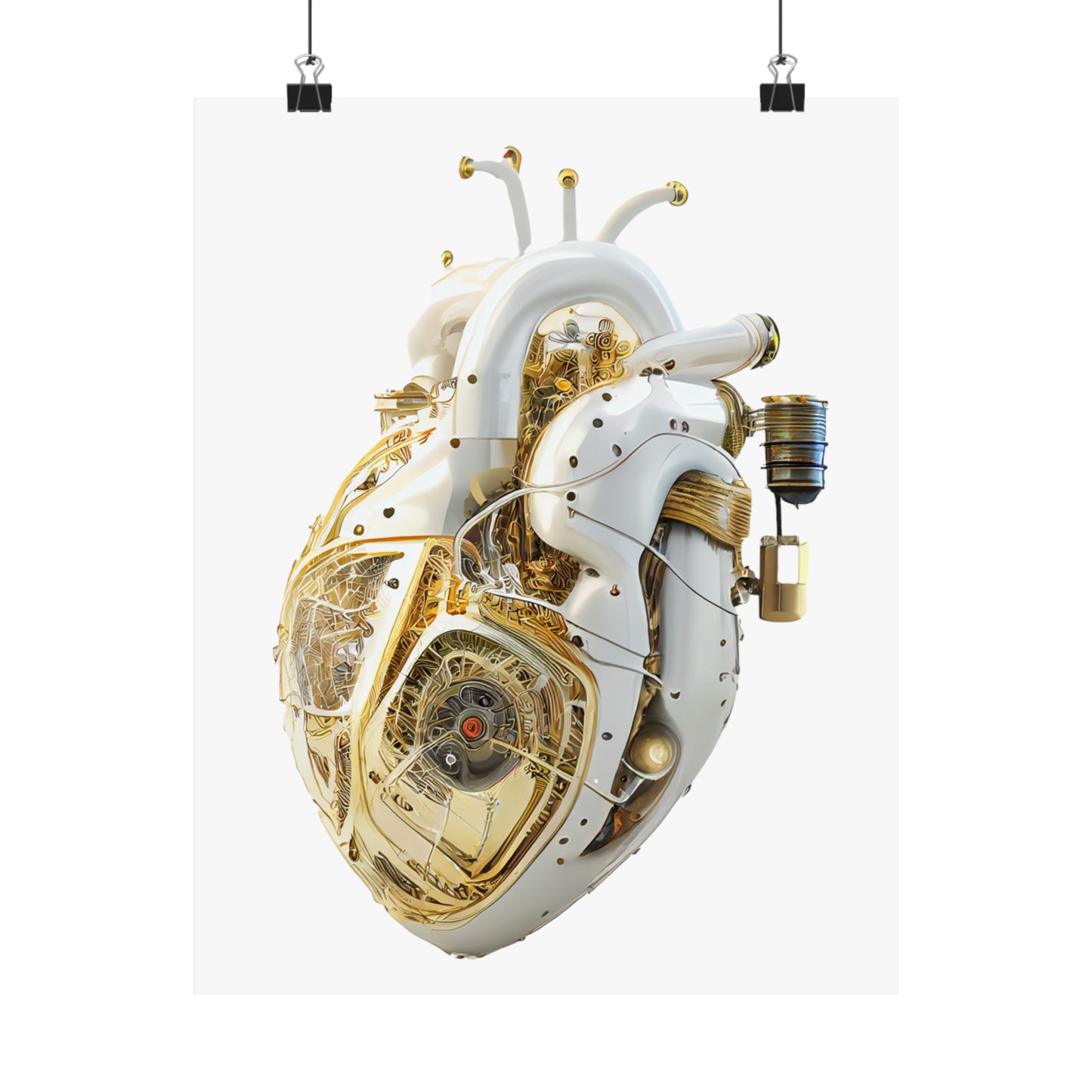 Bio Mechanical Heart - Premium Matte Poster