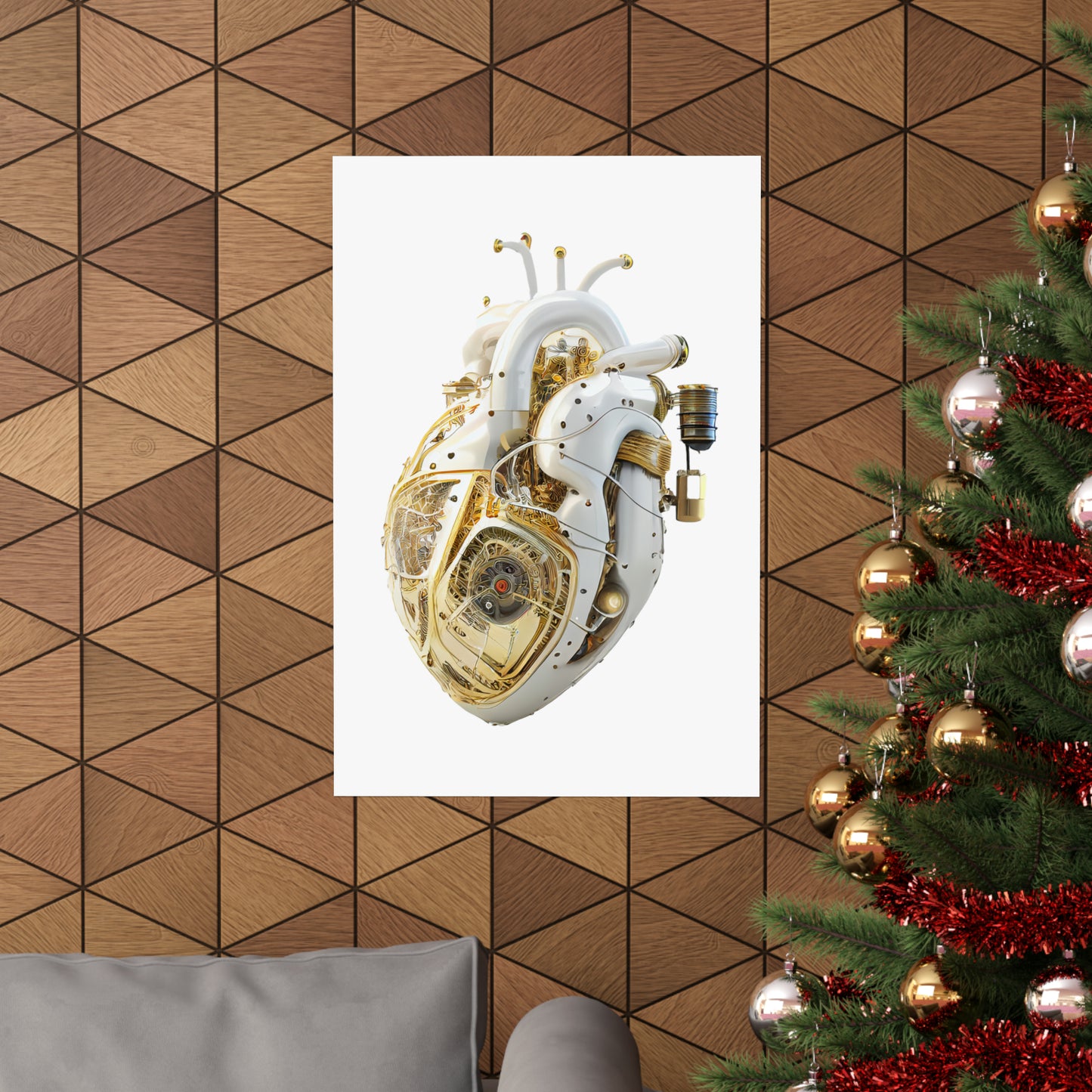 Bio Mechanical Heart - Premium Matte Poster