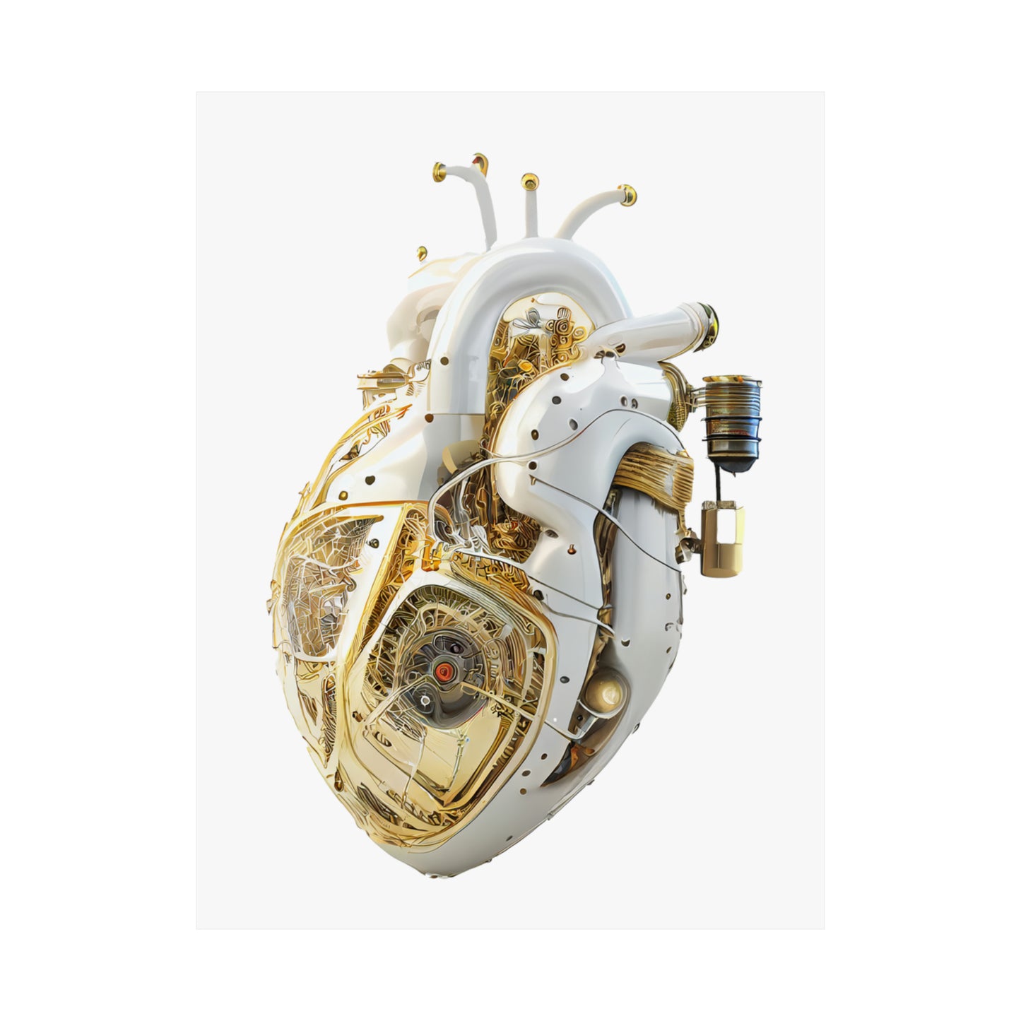 Bio Mechanical Heart - Premium Matte Poster