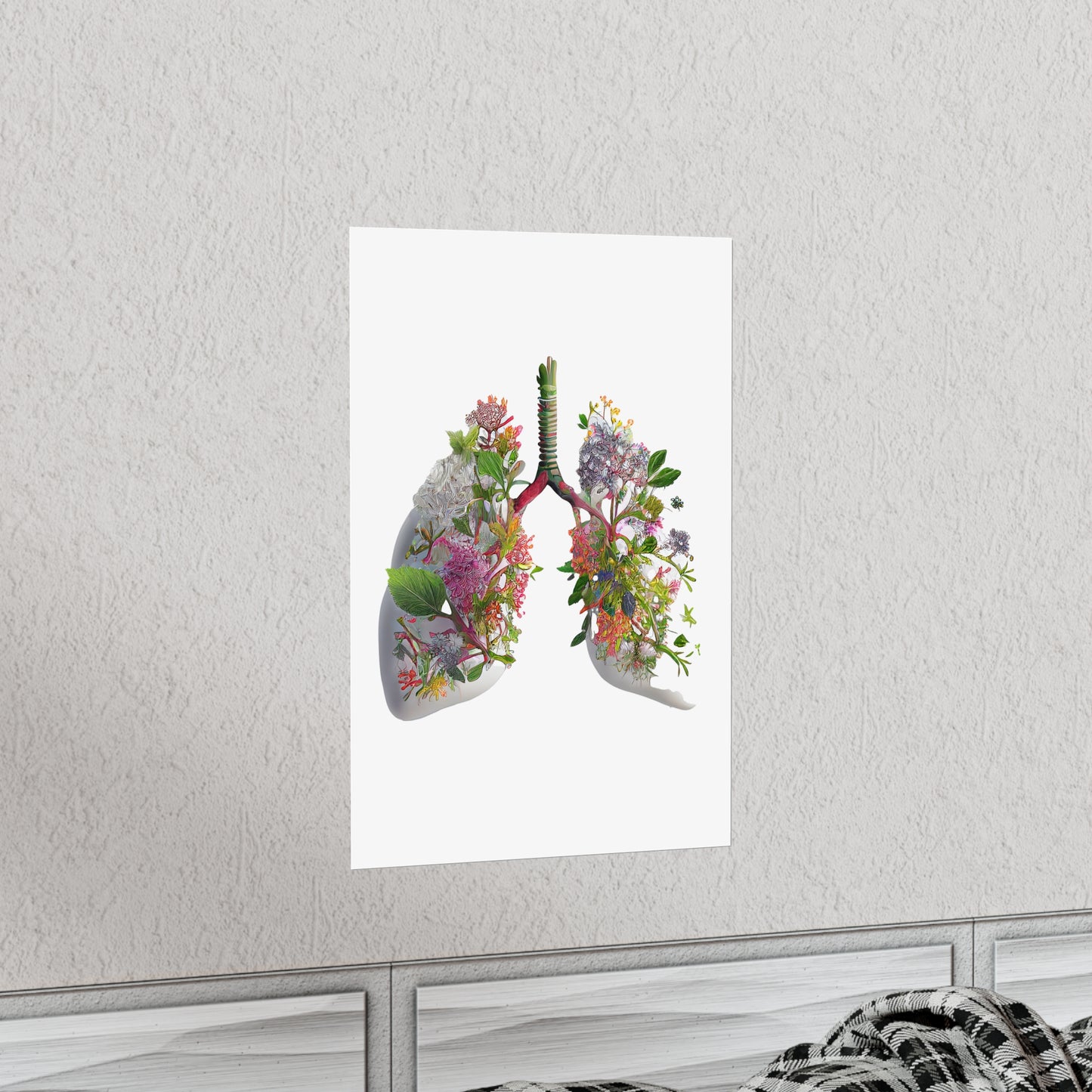 Floral Lungs - Premium Matte Print