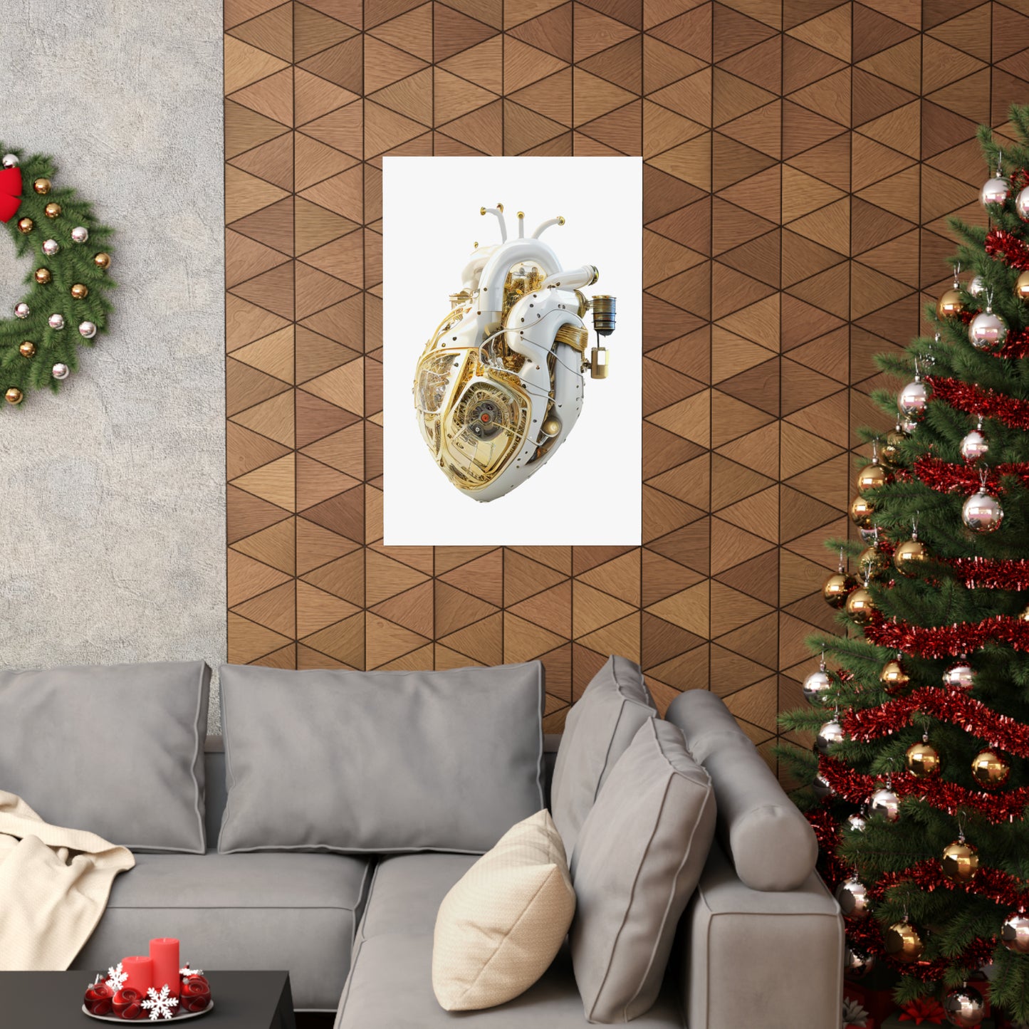 Bio Mechanical Heart - Premium Matte Poster