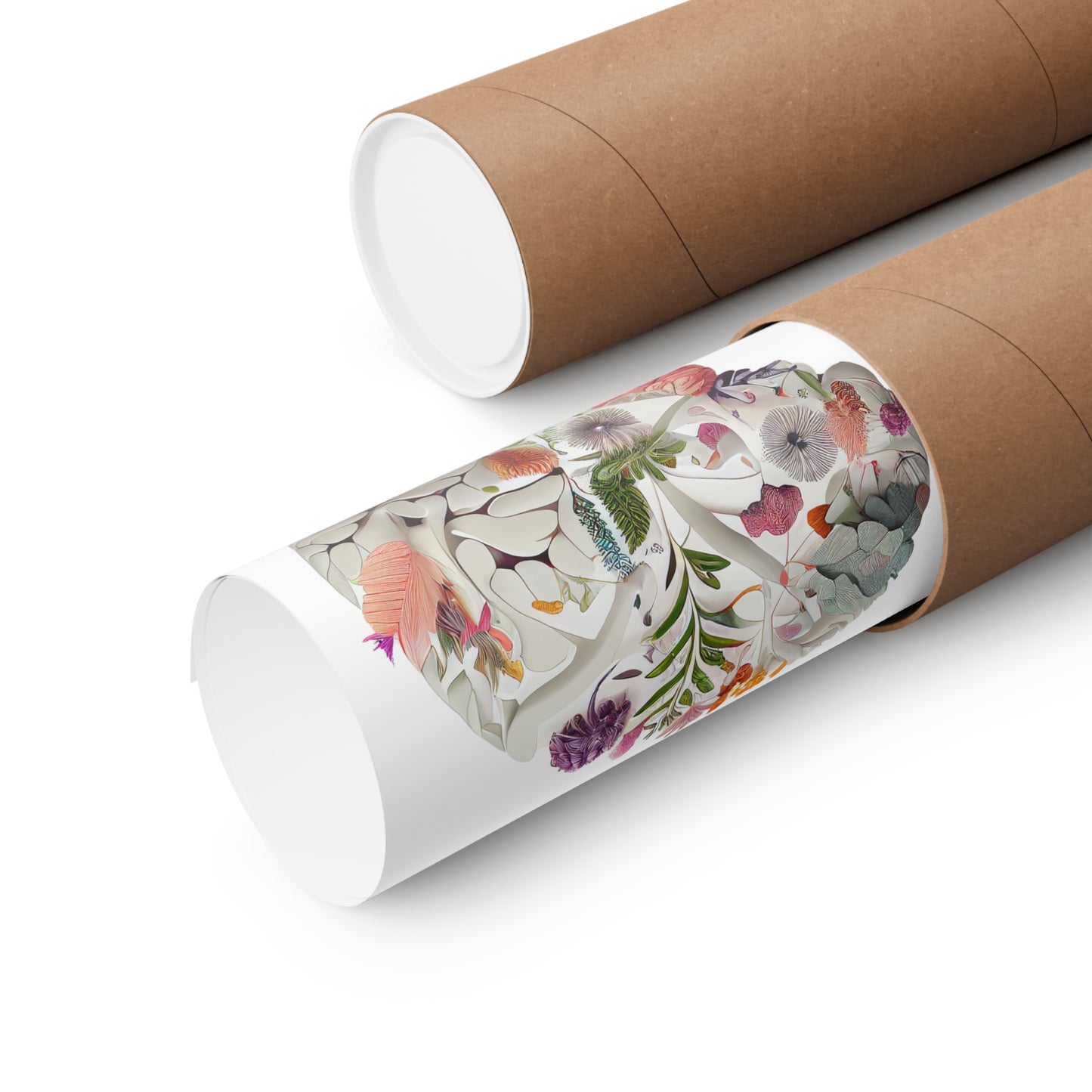 Floral Brain - Premium Matte Print