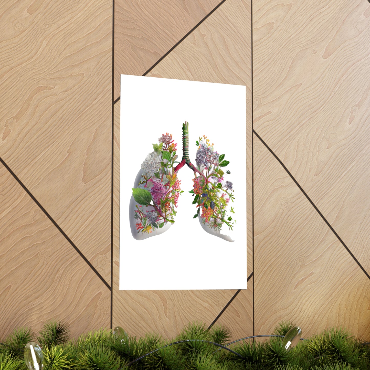Floral Lungs - Premium Matte Print