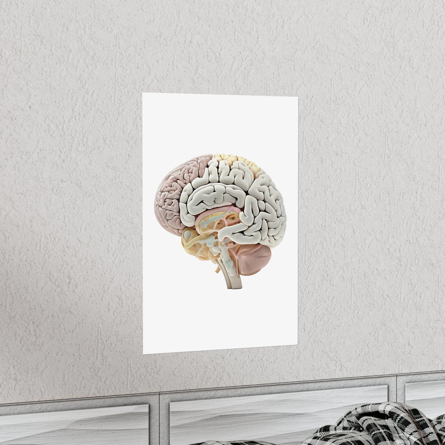 Engineering Plans Brain - Premium Matte Print