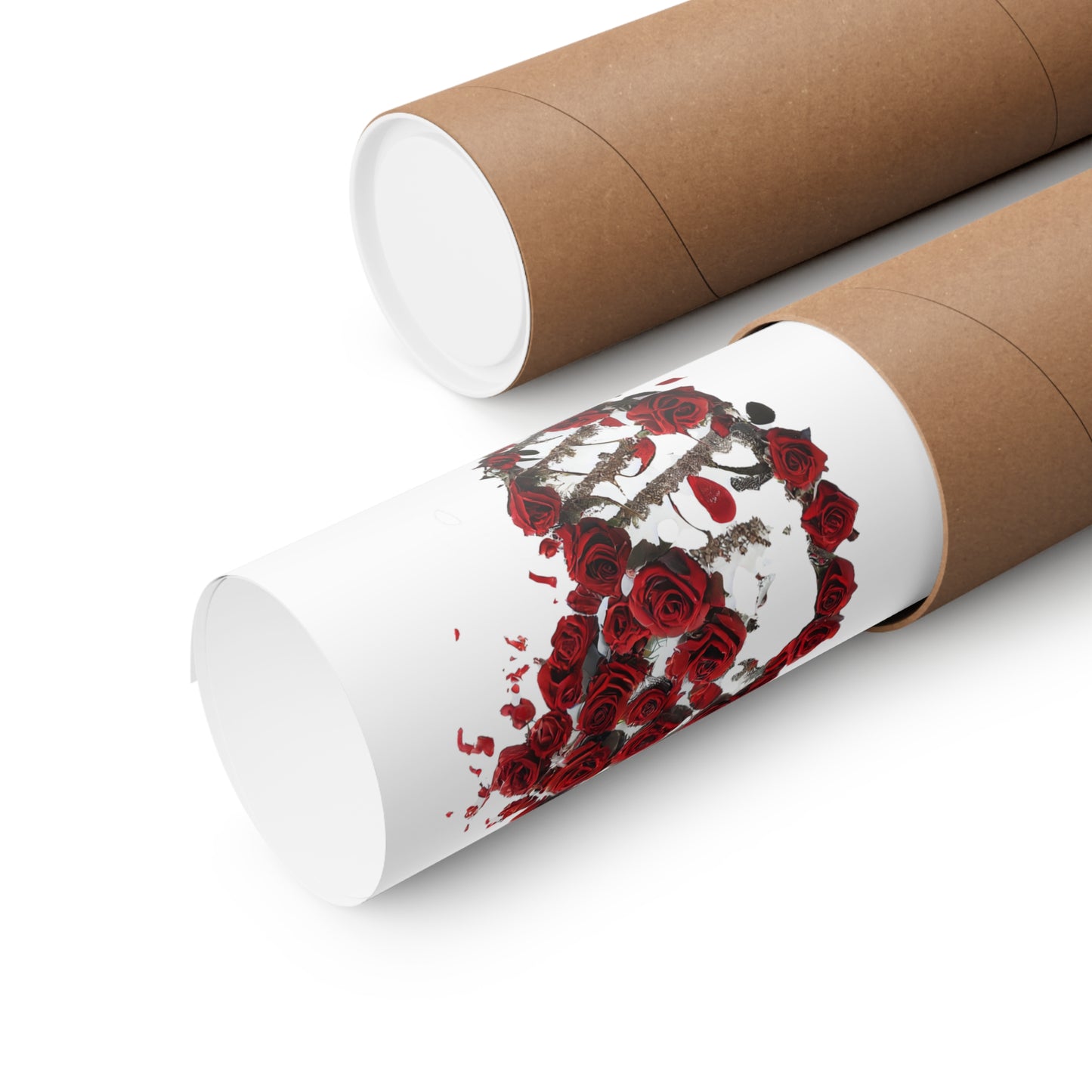 Rose DNA Double Helix - Premium Matte Print