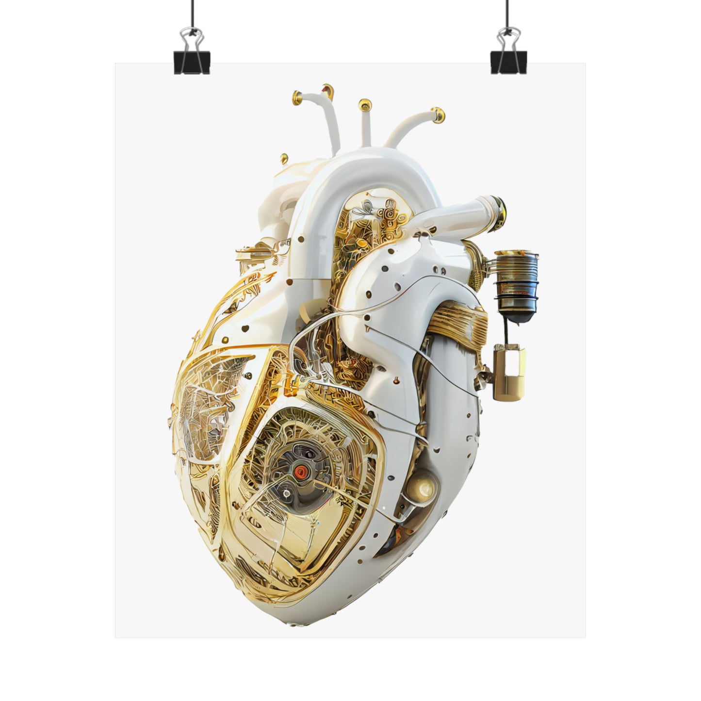 Bio Mechanical Heart - Premium Matte Poster