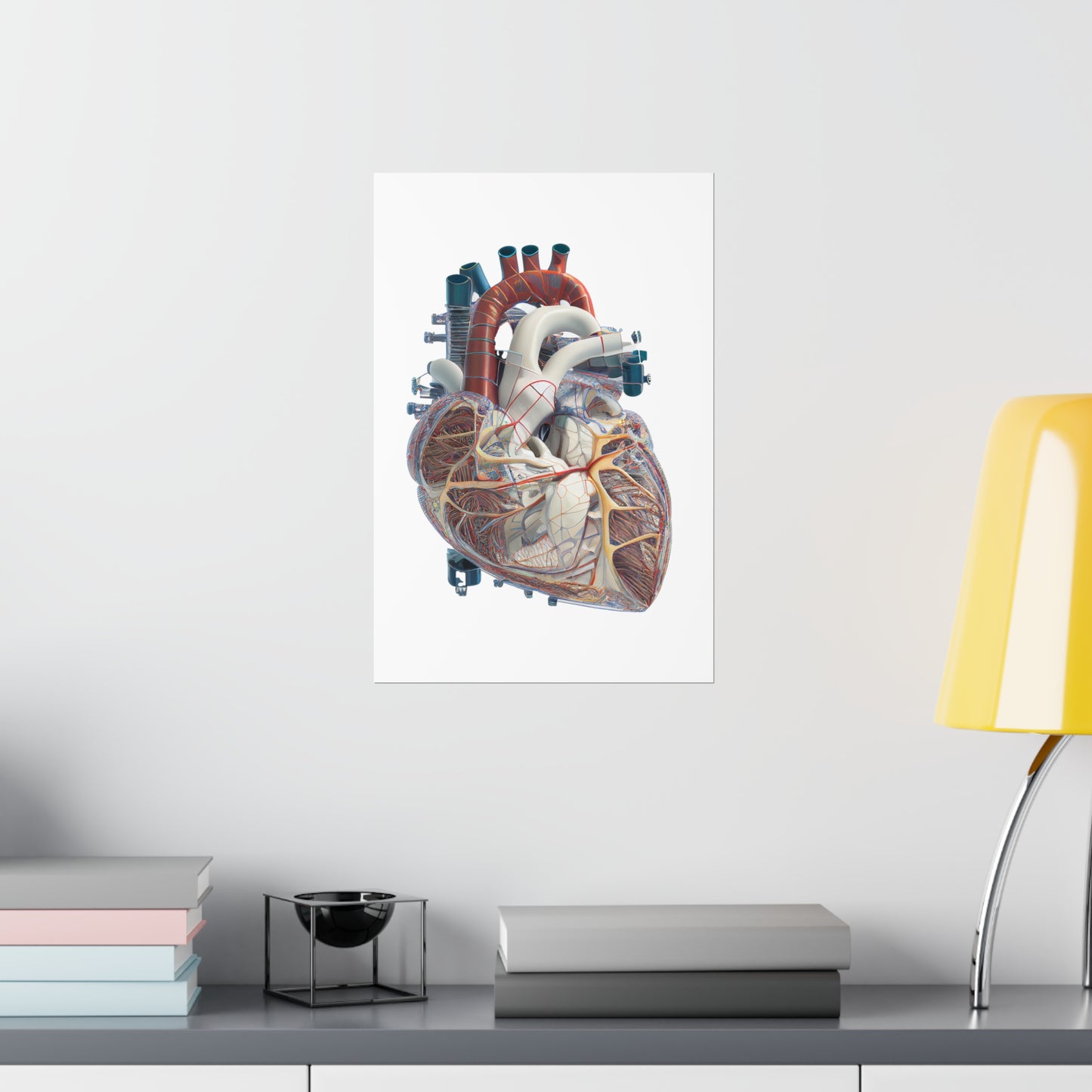 Engineering Plans Heart - Premium Matte Print