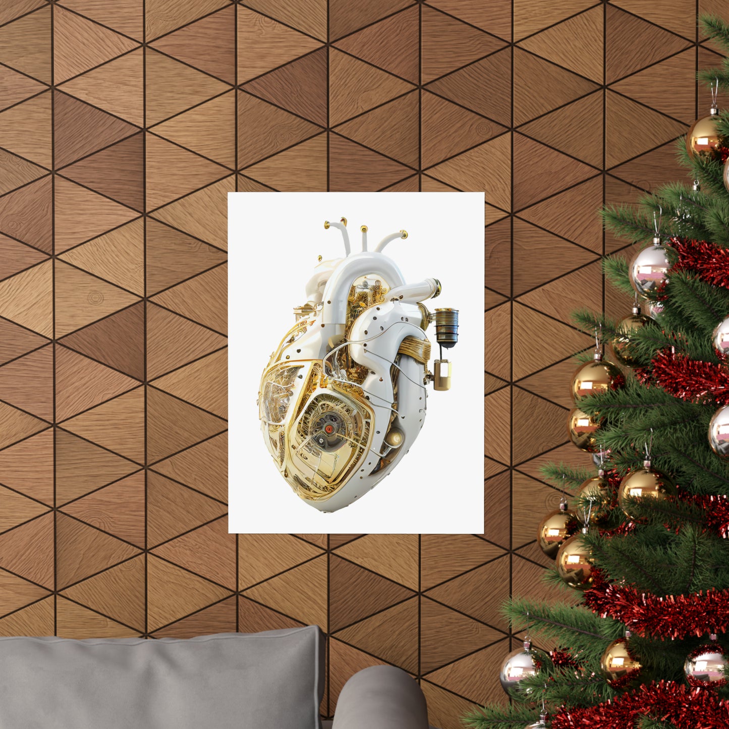 Bio Mechanical Heart - Premium Matte Poster