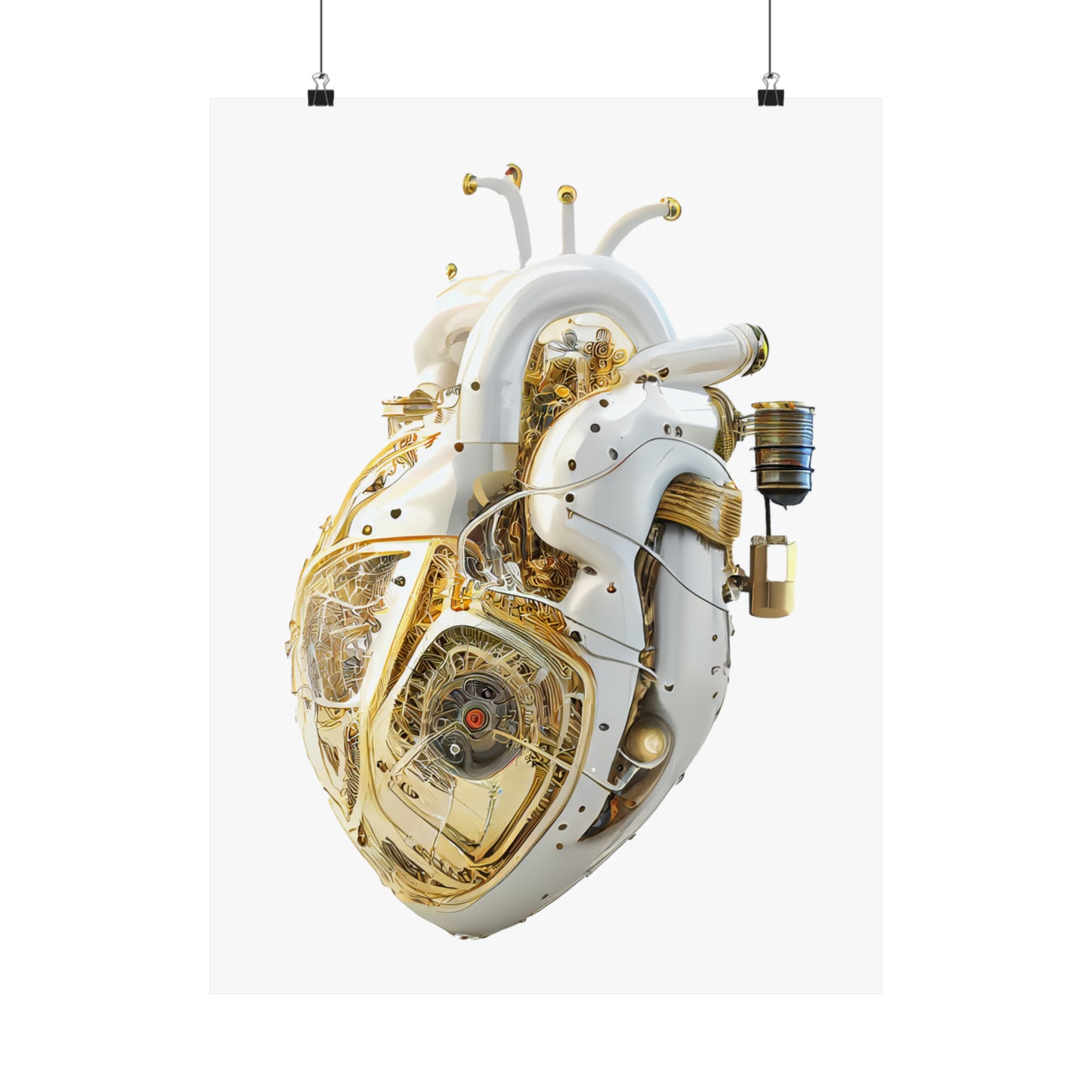 Bio Mechanical Heart - Premium Matte Poster