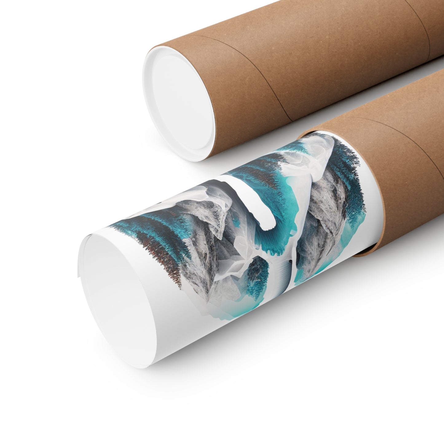 Snow Capped Mountains Lungs - Premium Matte Print