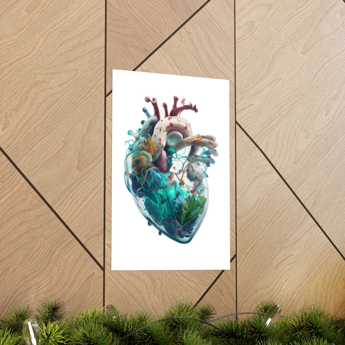 Aquatic Materials Heart - Premium Matte Print
