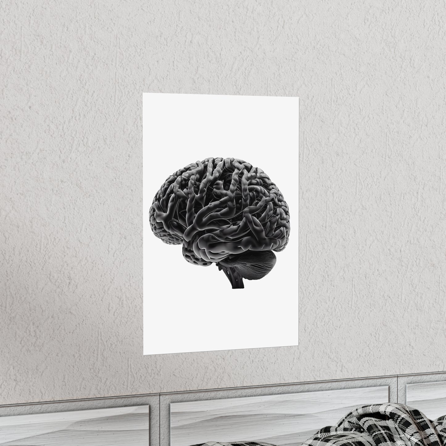 Black Brain - Premium Matte Print