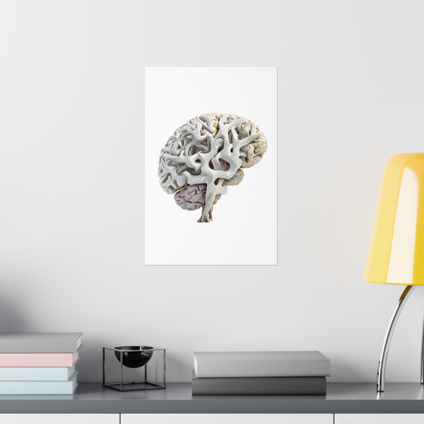 Alien Material Brain - Premium Matte Print