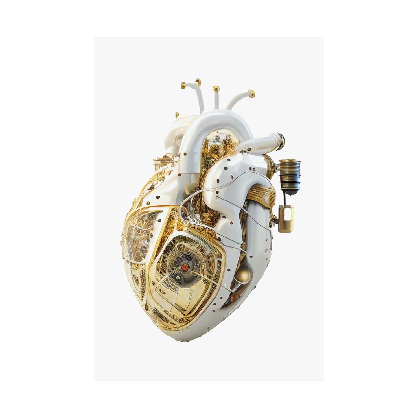 Bio Mechanical Heart - Premium Matte Poster