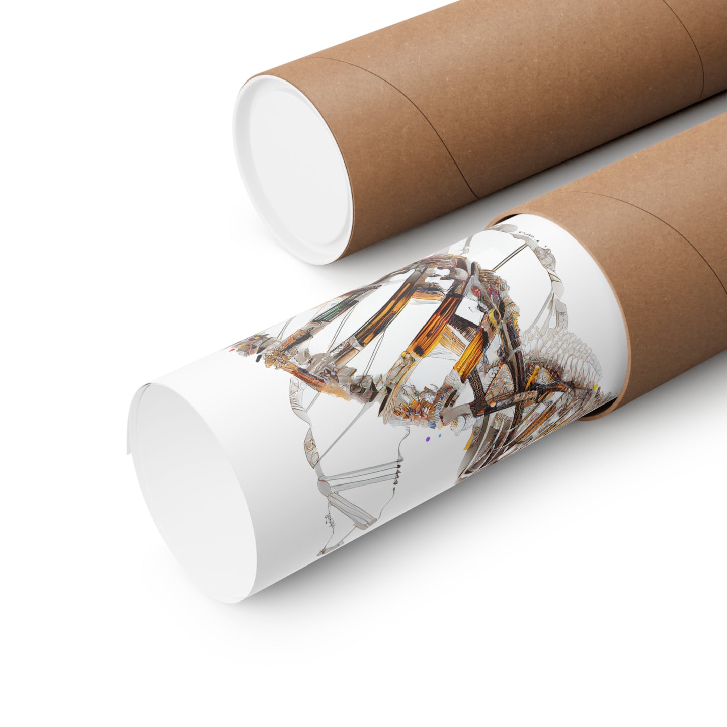 Engineering Plans DNA Double Helix - Premium Matte Print