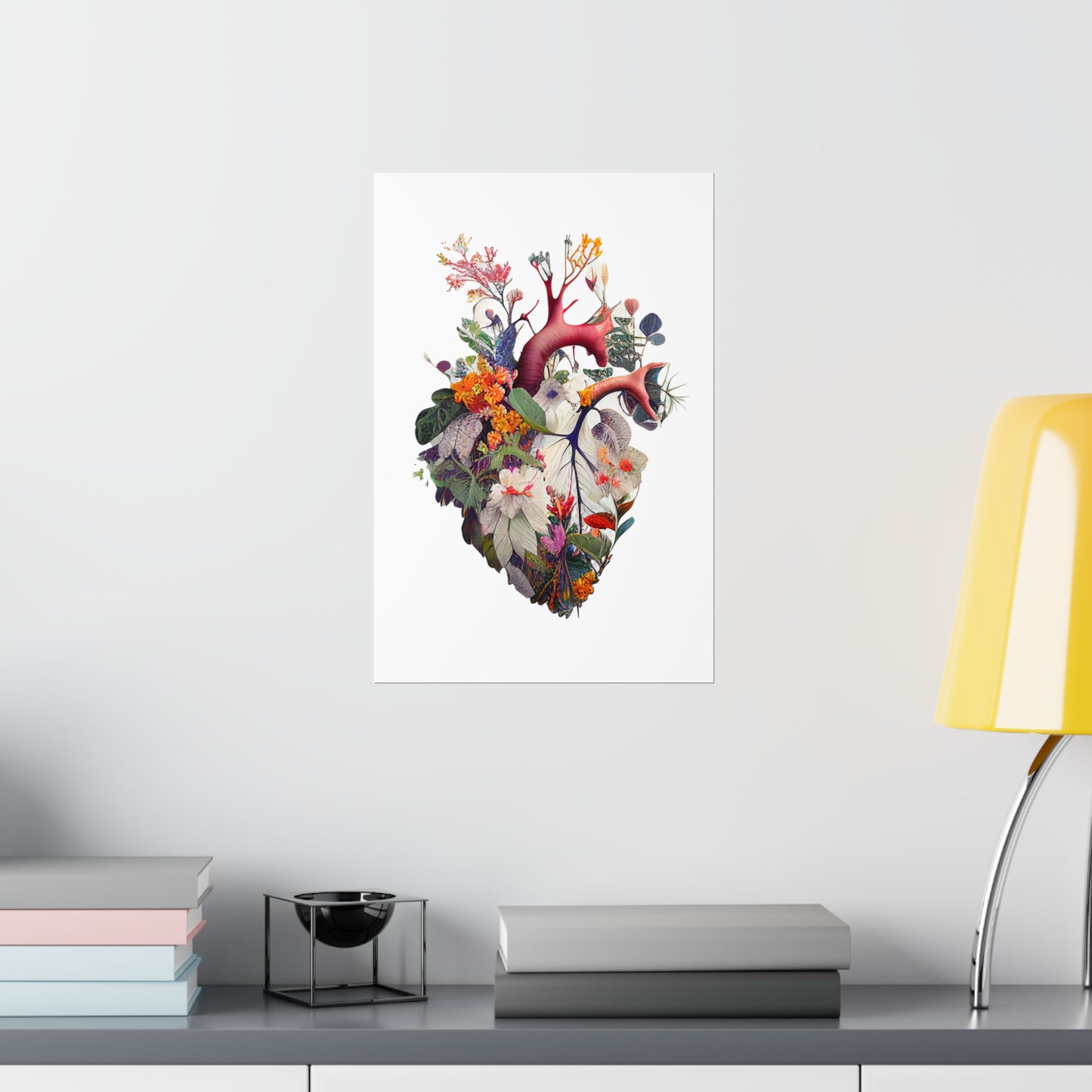 Floral Heart - Premium Matte Print