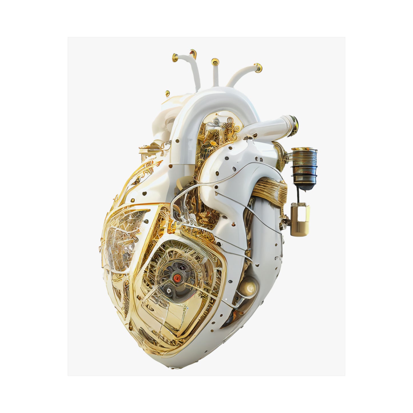 Bio Mechanical Heart - Premium Matte Poster