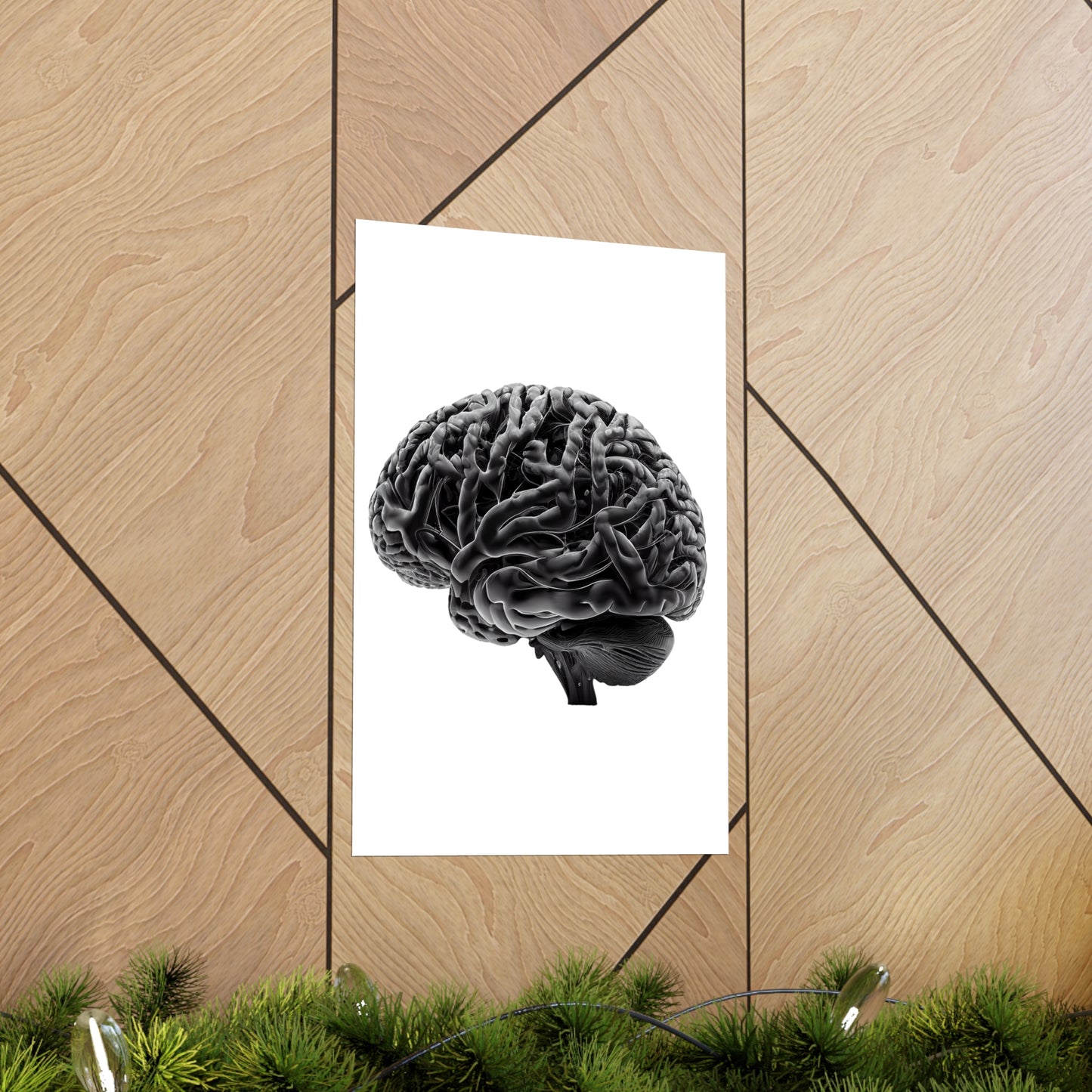 Black Brain - Premium Matte Print