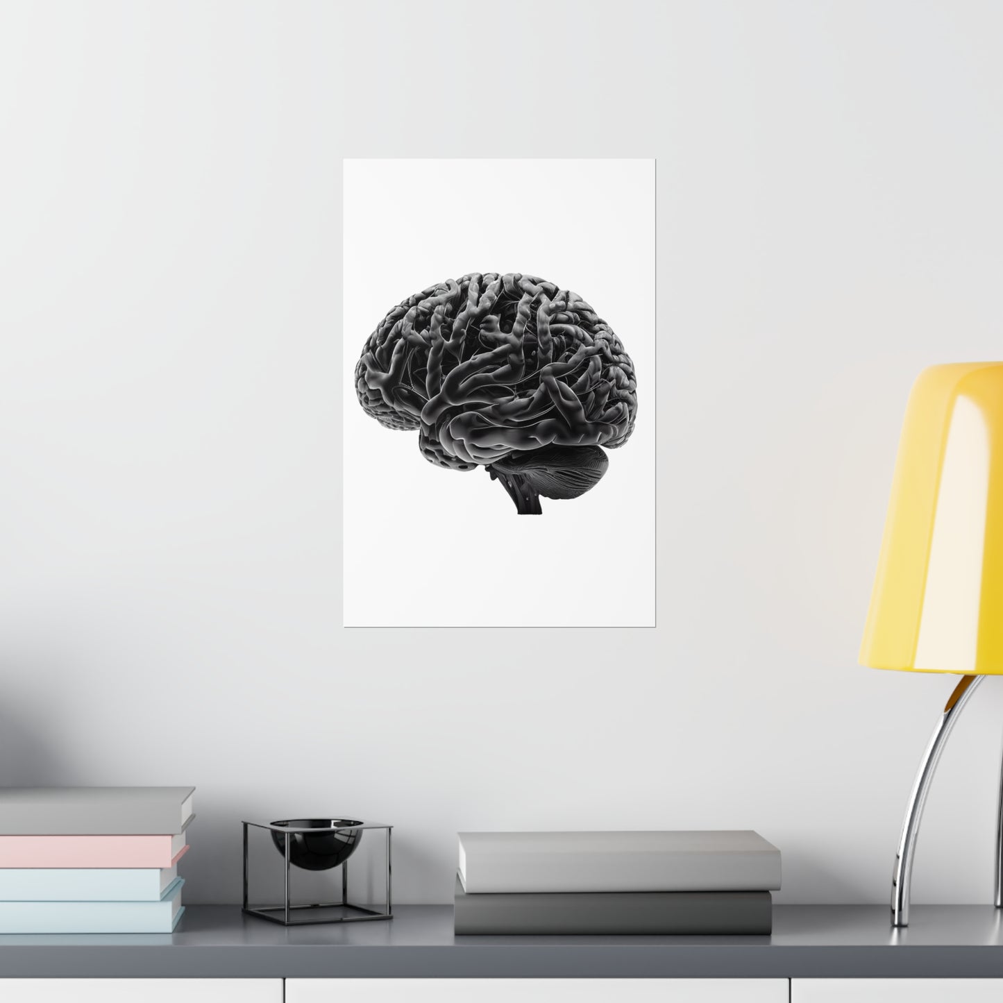 Black Brain - Premium Matte Print