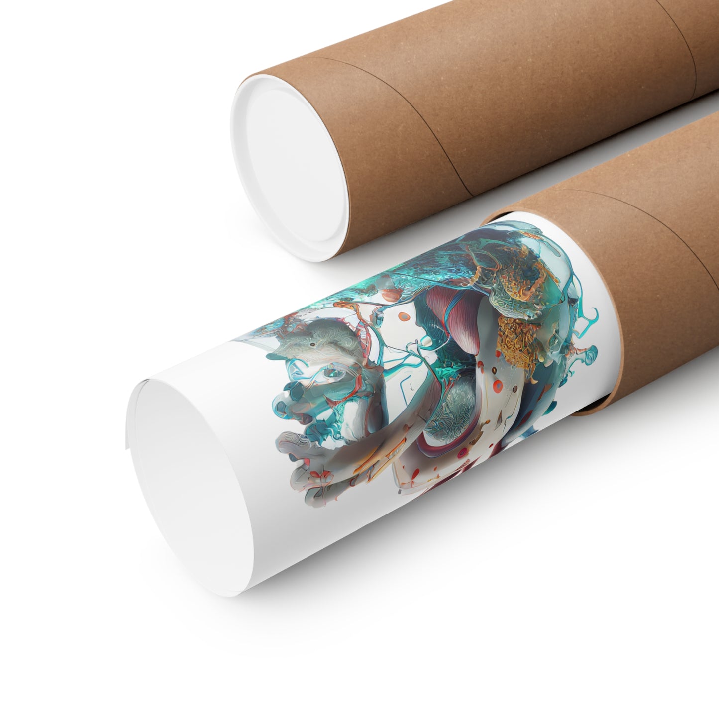 Aquatic Materials Heart - Premium Matte Print