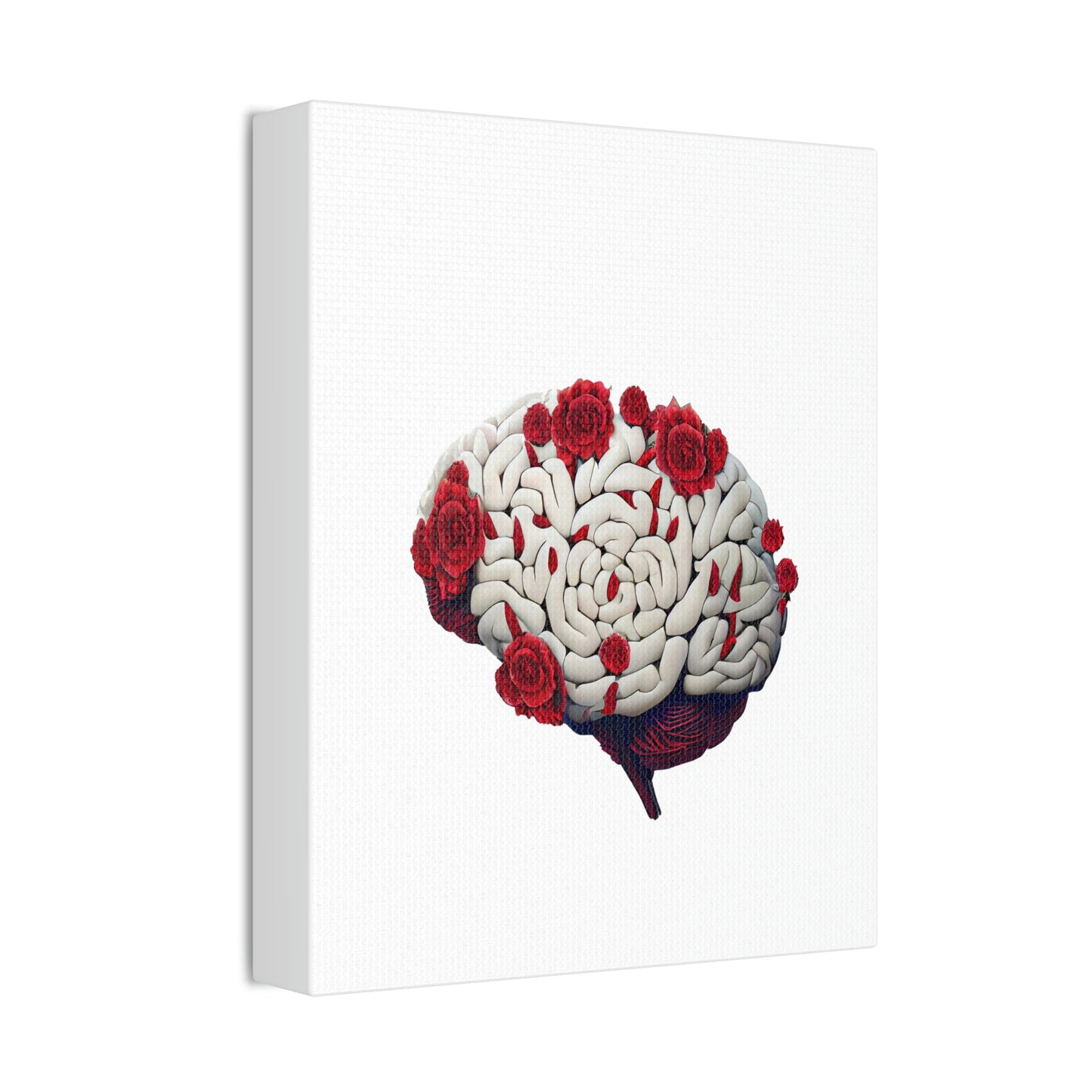 Rose Brain, ꓥVꓥ Generated - Polyester Canvas