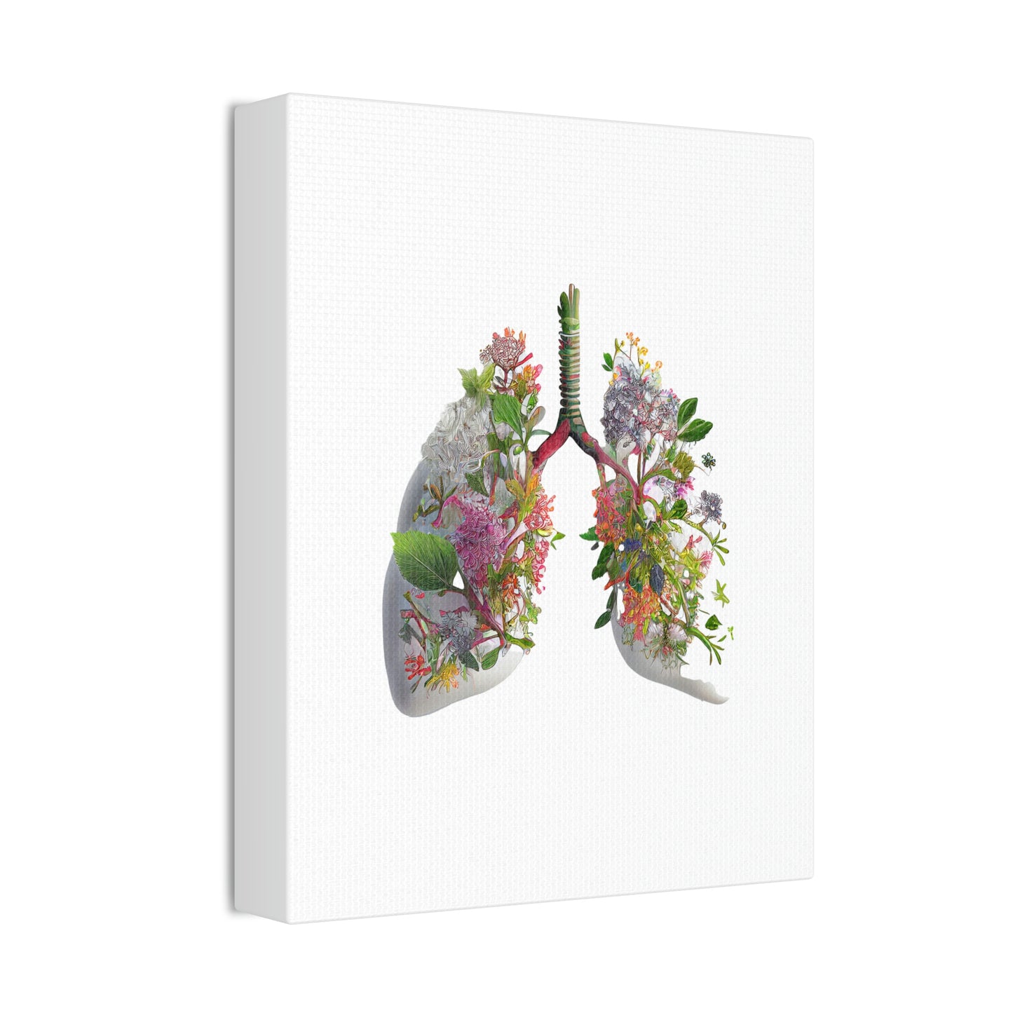 Floral Lungs, ꓥVꓥ Generated - Polyester Canvas