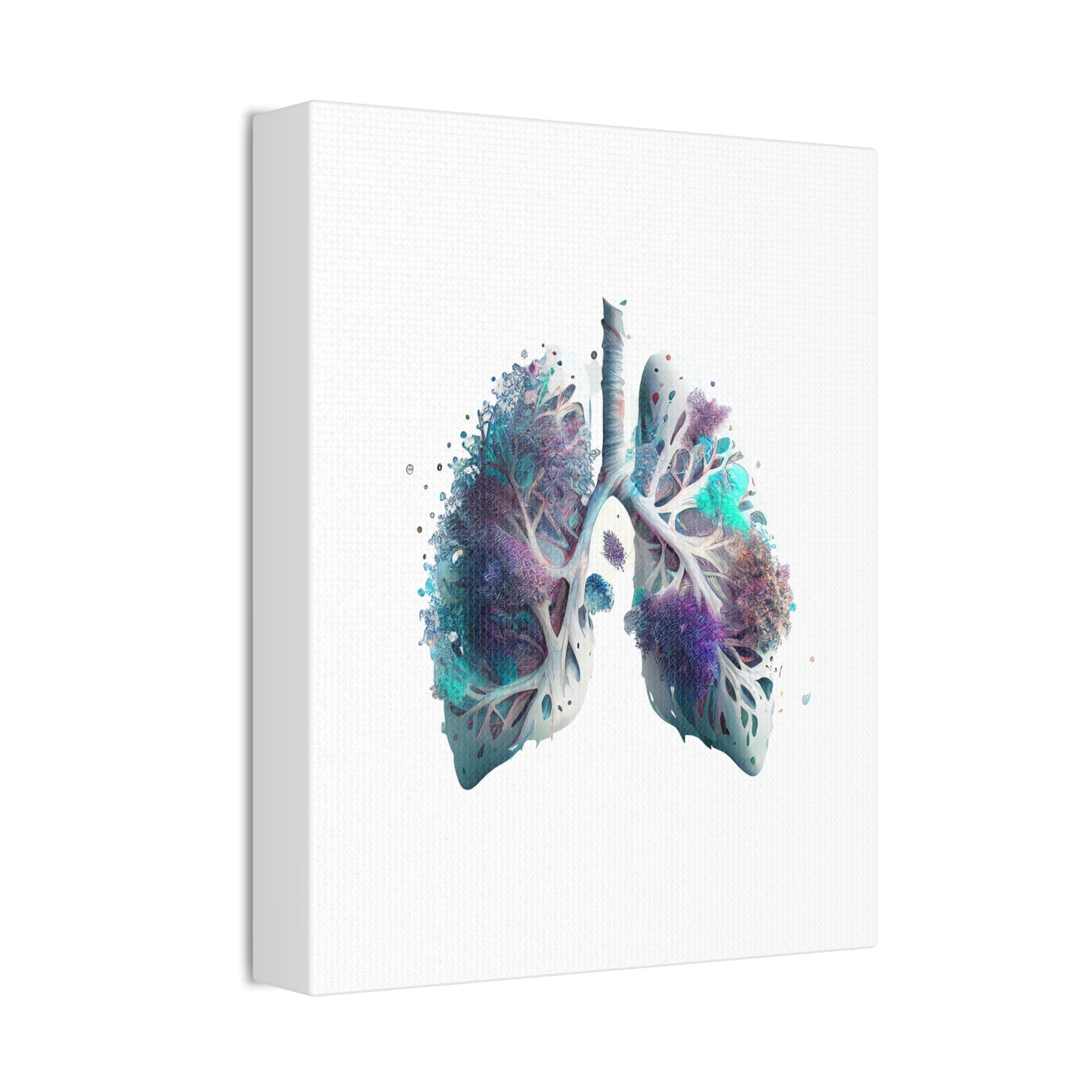 Alien Material Lungs, ꓥVꓥ Generated - Polyester Canvas