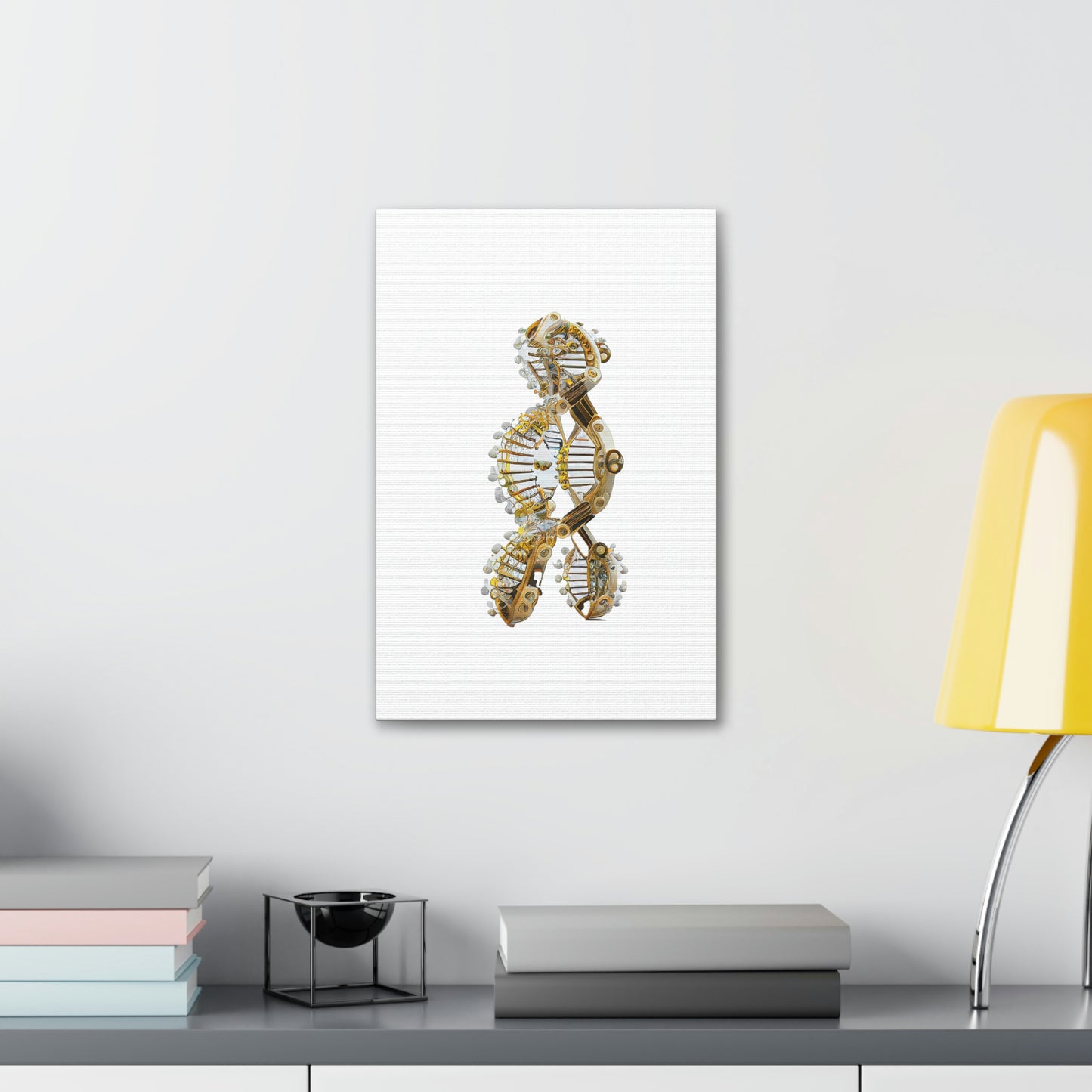 Bio Mechanical DNA, ꓥVꓥ Generated - Polyester Canvas