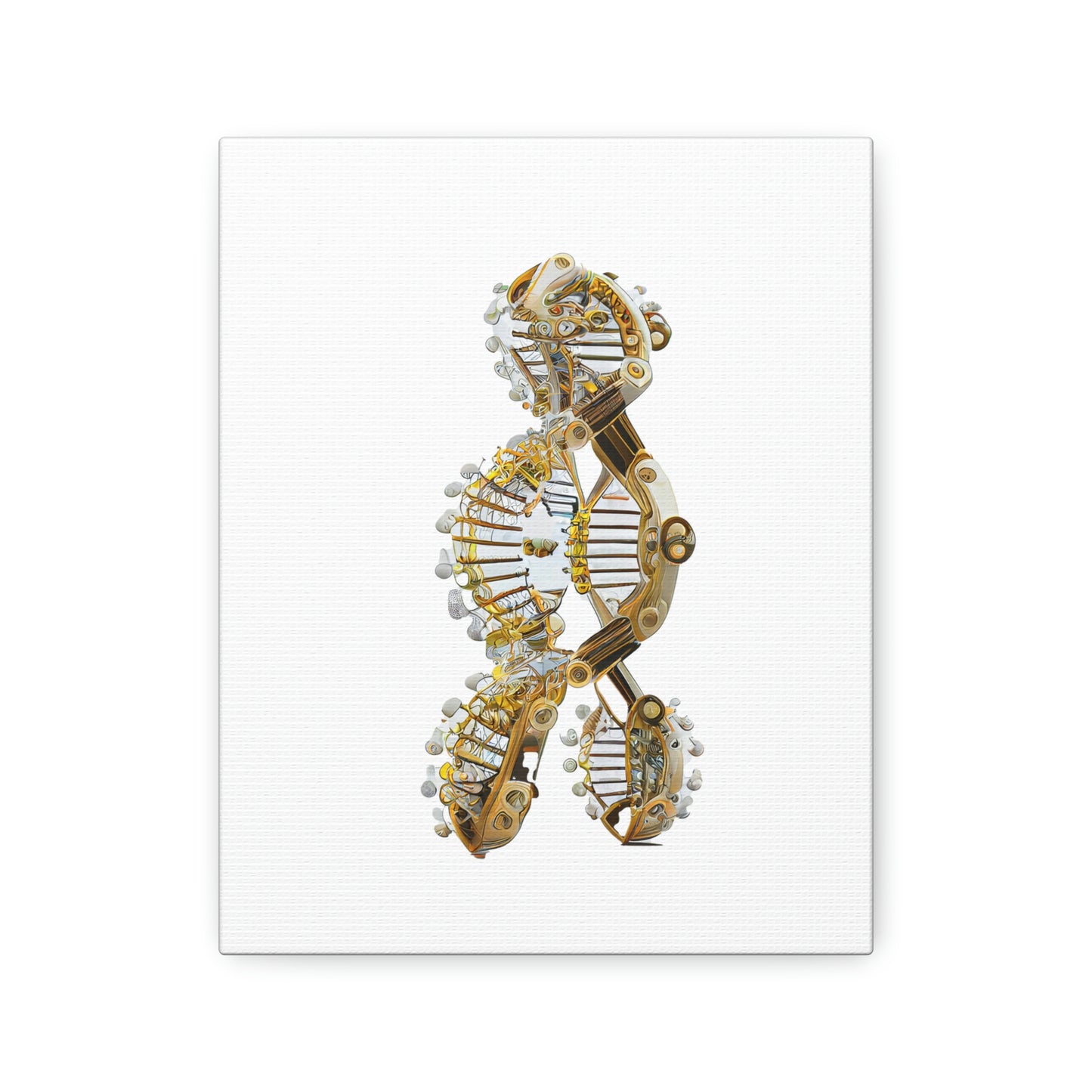 Bio Mechanical DNA, ꓥVꓥ Generated - Polyester Canvas