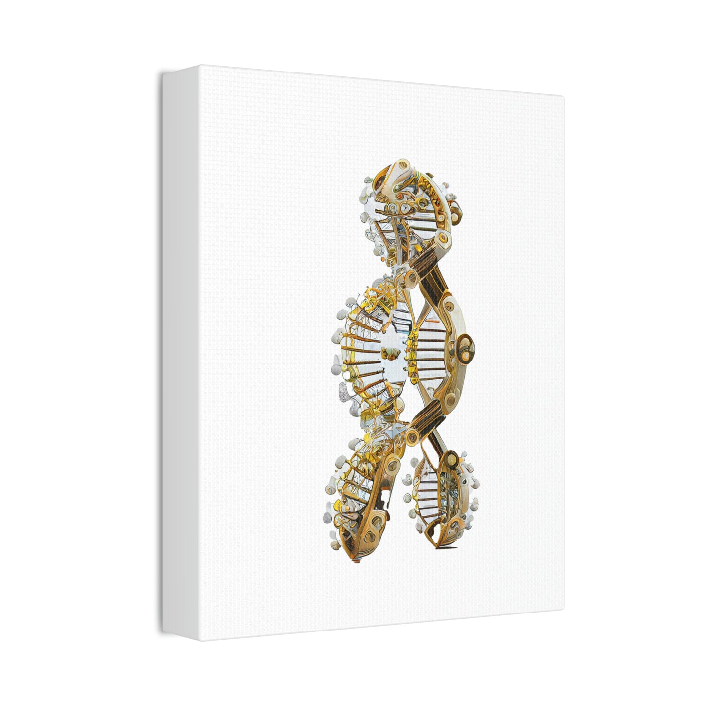 Bio Mechanical DNA, ꓥVꓥ Generated - Polyester Canvas