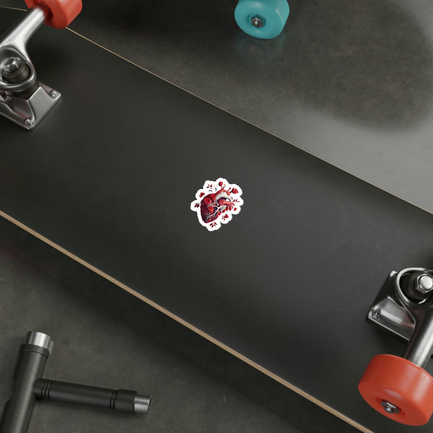 Rose Heart Die-Cut Sticker