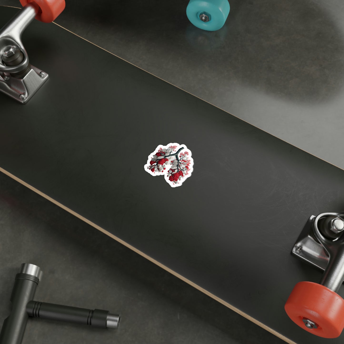 Rose Lungs Die-Cut Sticker