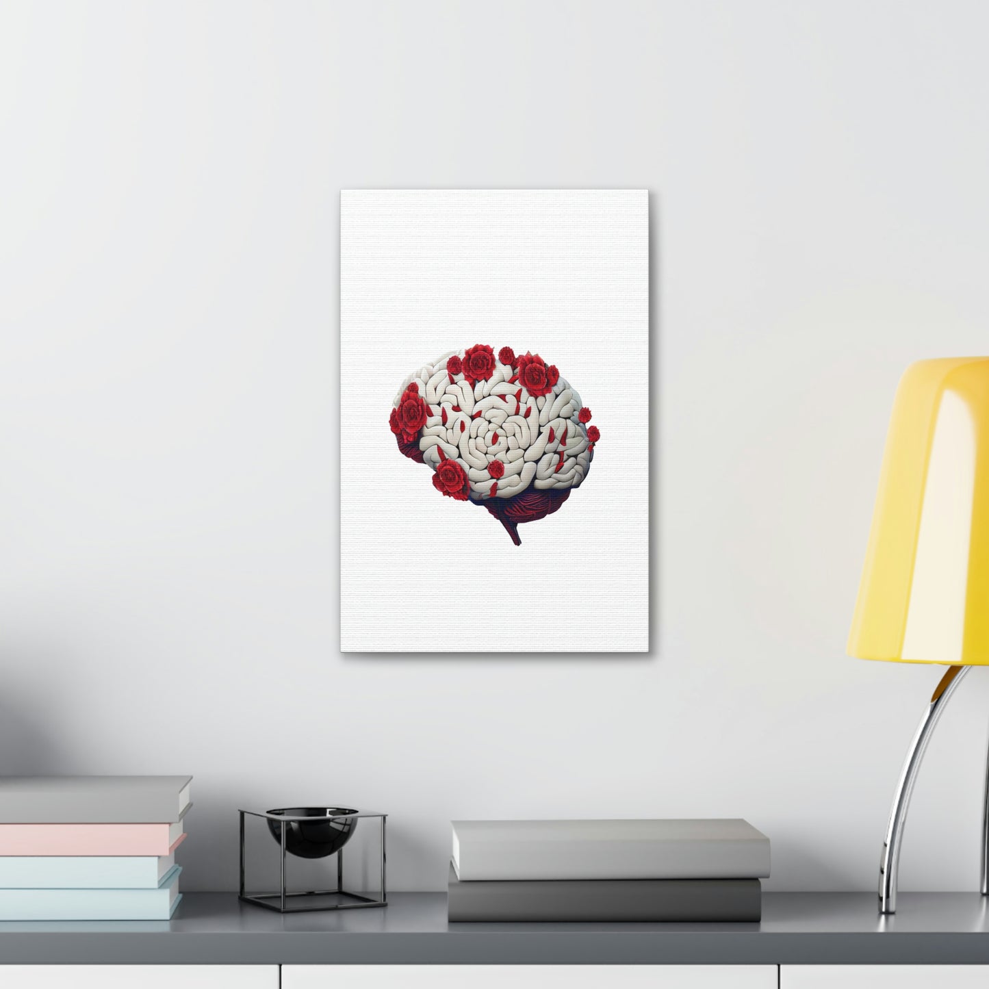 Rose Brain, ꓥVꓥ Generated - Polyester Canvas