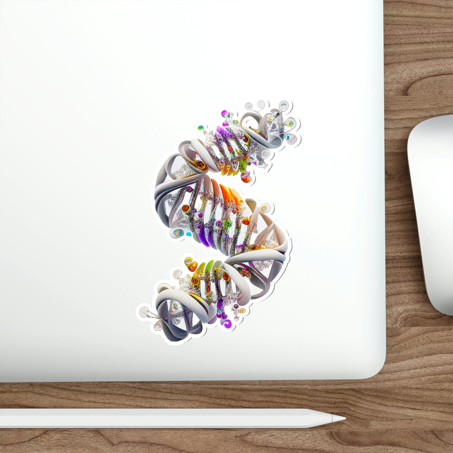 Alien Material DNA Die-Cut Sticker