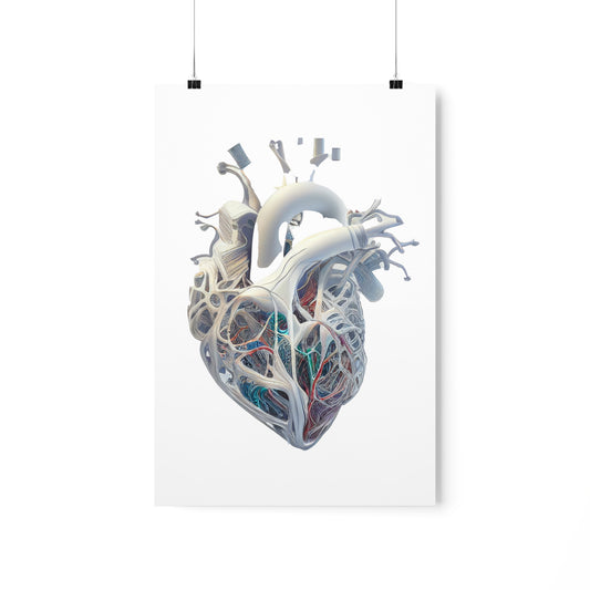 Alien Material Heart - Premium Matte Print