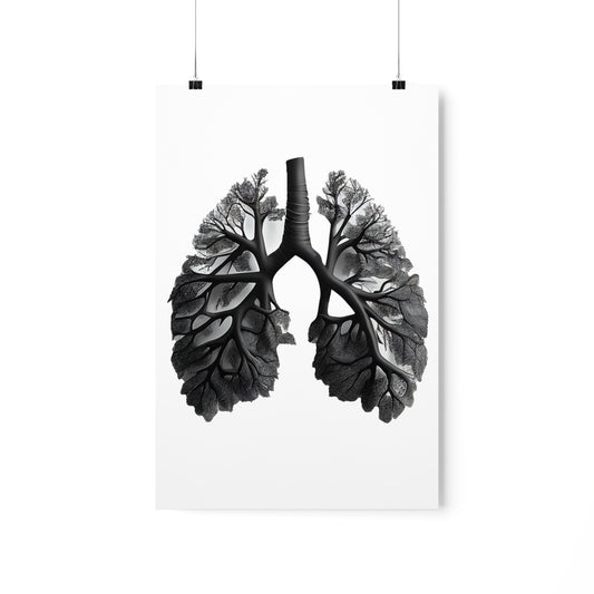 Black Lungs - Premium Matte Print