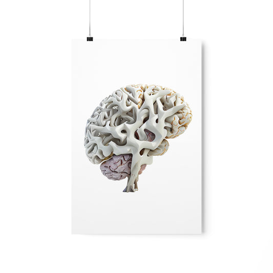 Alien Material Brain - Premium Matte Print