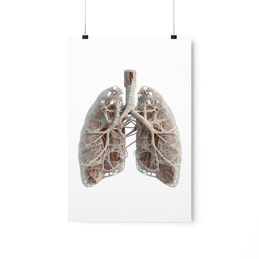 Engineering Plans Lungs - Premium Matte Print