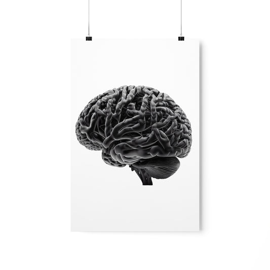 Black Brain - Premium Matte Print