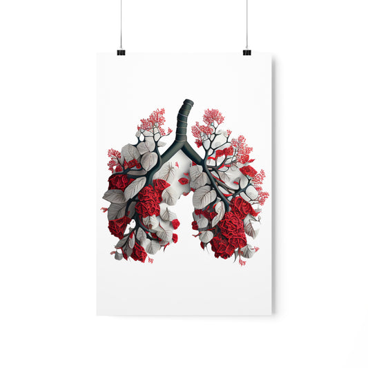 Rose Lungs - Premium Matte Print