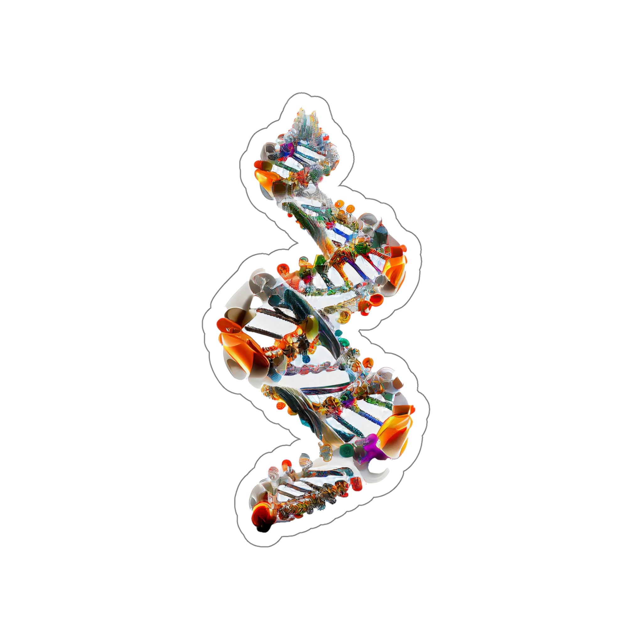 Dna Sticker Ideas Quantum DNA Die-Cut Sticker – AnatomyAIA